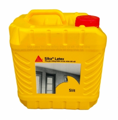 Sika Latex - Phụ gia chống thấm và tác nhân kết nối 5 Lít