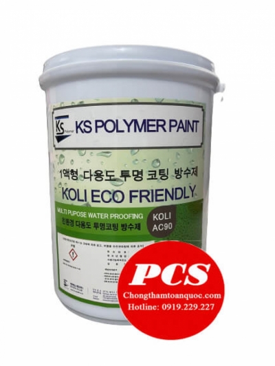 Chất chống thấm Koli AC90 gốc polyme hỗn hợp xi măng