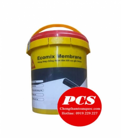Ecomix Membrane - Màng chống thấm bitum polyme cải tiến gốc nước