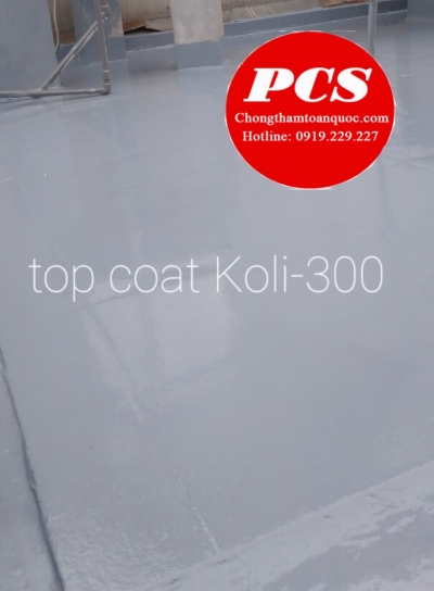 Koli 300 Topcoat - Sơn phủ bảo vệ 2 thành phần gốc Arylic Polymer