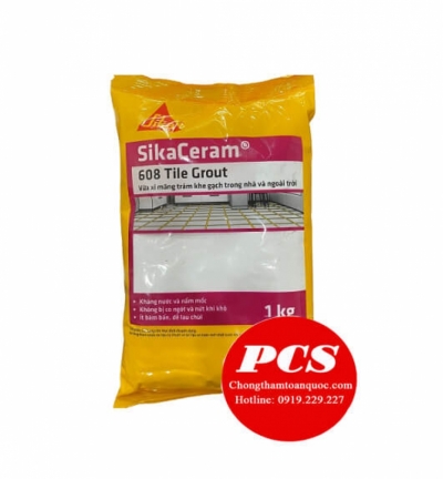 SikaCeram-608 Tile Grout Keo chà ron gốc xi măng cao câp