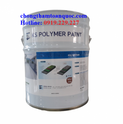 KOLI 250 urethane - Sơn phủ polyurethane chống thấm không lộ thiên KS polymer paint