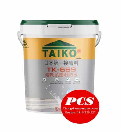 Taiko TK669 Chất chống thấm trong suốt gốc Polyurethane