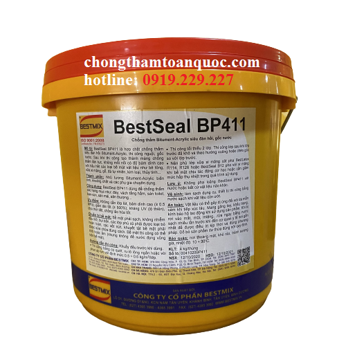 BestSeal BP411 Bestmix - Chống thấm Bitument-Acrylic