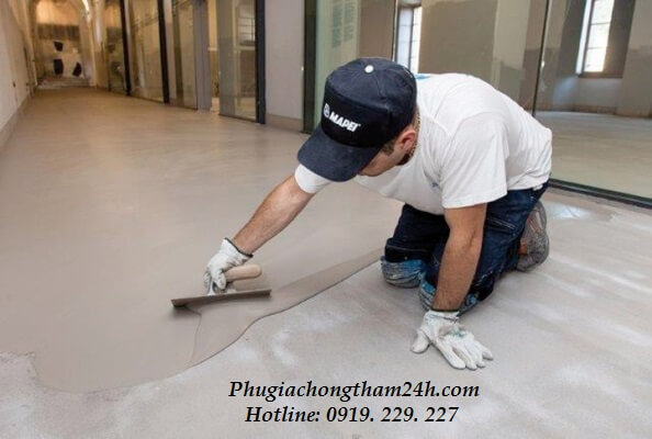 Cách thi công vữa tự san phẳng Quicseal 573 Cách thi công vữa tự san phẳng Quicseal 573
