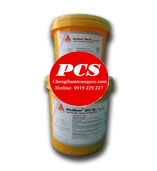 Sikafloor 263 SL Sơn phủ gốc Epoxy tự san phẳng Sikafloor 263 SL Sơn phủ gốc Epoxy tự san phẳng