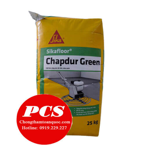 Sikafloor chapdur green Chất tăng cứng bề mặt bê tông màu xanh Sikafloor chapdur green Chất tăng cứng bề mặt bê tông màu xanh
