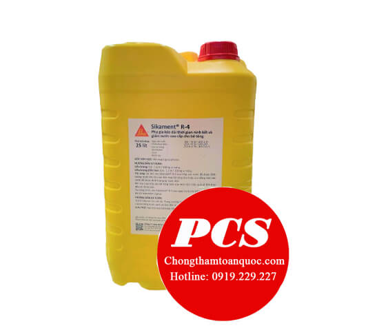 Sikament R4 - Phụ gia kéo dài thời gian ninh kết và giảm nước Sikament R4 - Phụ gia kéo dài thời gian ninh kết và giảm nước