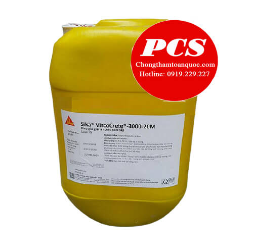 Sika viscocrete 3000 - 20M Phụ gia giảm nước cao cấp Sika viscocrete 3000 - 20M Phụ gia giảm nước cao cấp